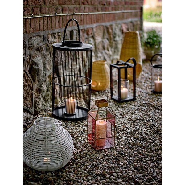 Steklena lanterna (višina 34 cm) Drew – Bloomingville-image-1