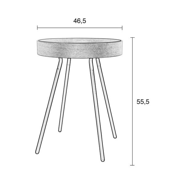 Stranska mizica Zuiver Tray-image-4