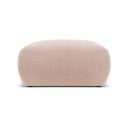 Rožnat tabure iz tkanine bouclé Molino – Micadoni Home