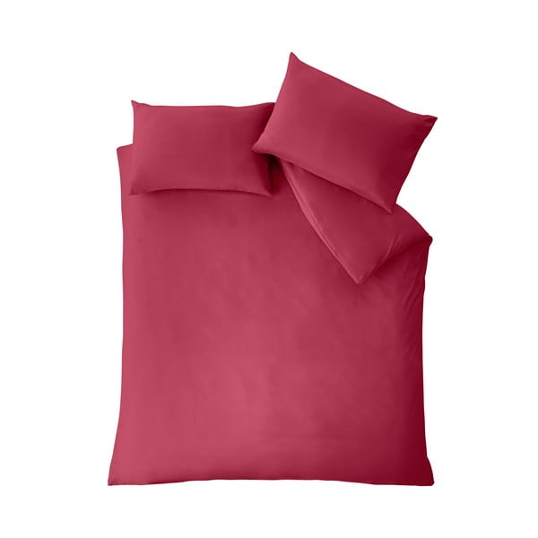 Temno rožnata posteljnina za zakonsko posteljo 200x200 cm So Soft Easy Iron – Catherine Lansfield