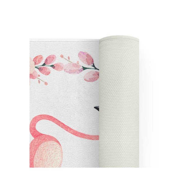 Otroška preproga OYO Kids Flower Ring Flamingo, 100 x 140 cm-image-1