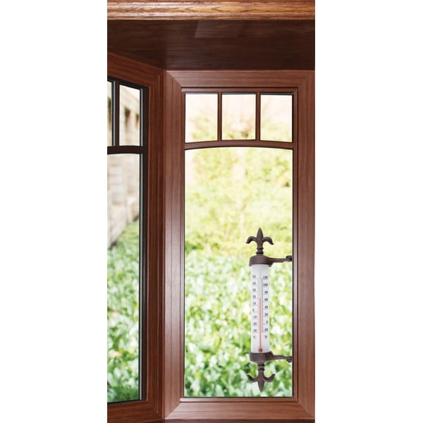 Litoželezni zunanji termometer za okno Esschert Design Antique-image-1
