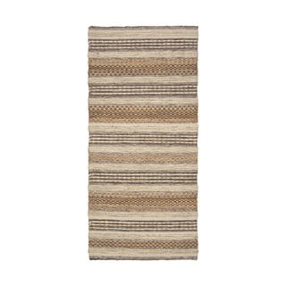 Rjav ročno tkan tekač iz mešanice jute 80x180 cm Morena – House Nordic