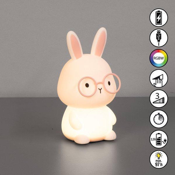 Svetlo rožnata otroška lučka Josie – Fischer & Honsel-image-4