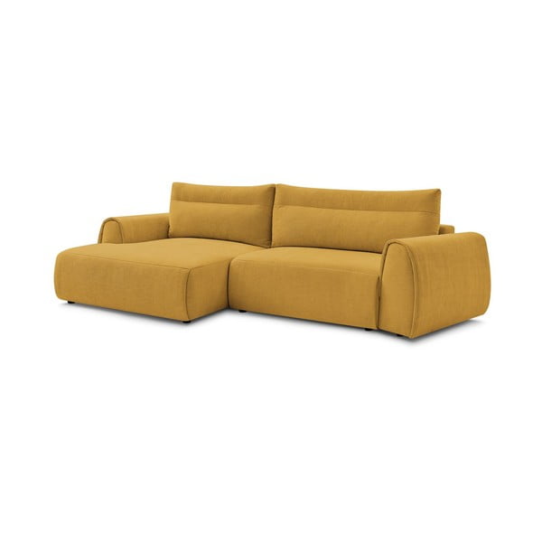 Oker rumena kotna sedežna garnitura Aden – Bobochic Paris-image-3