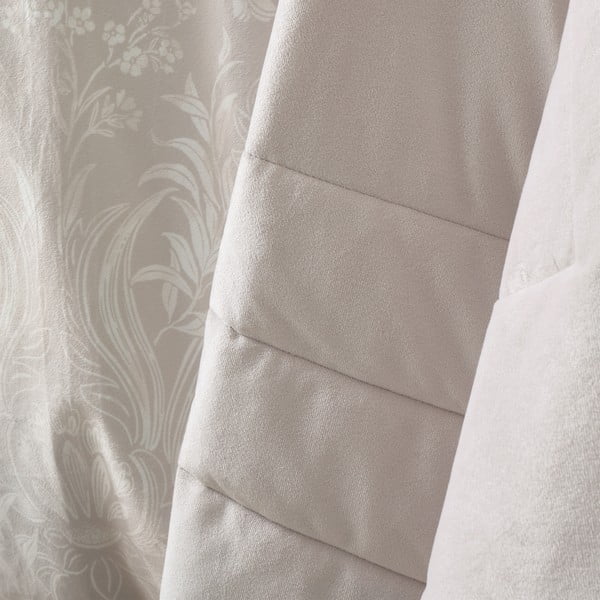 Kremno belo prešito pregrinjalo 220x230 cm Bridgerton Regal Velvet – Catherine Lansfield-image-3