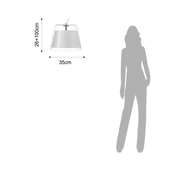 Obesna svetilka Tomasucci Matt, ⌀ 35 cm-image-2