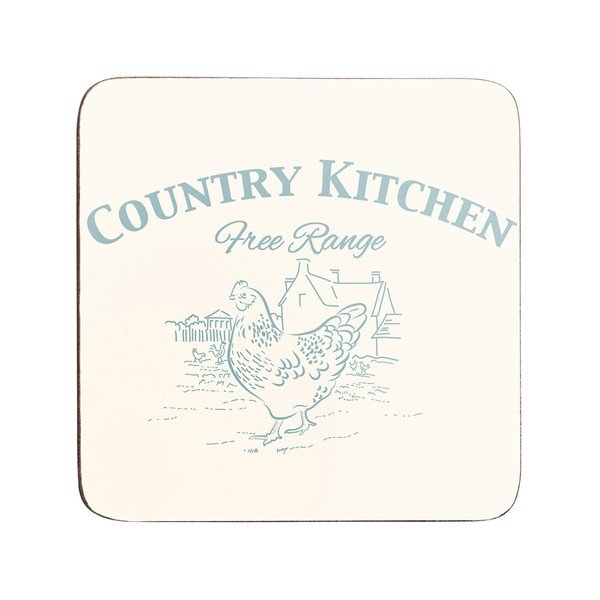 Komplet 4 pladnjev Country Kitchen