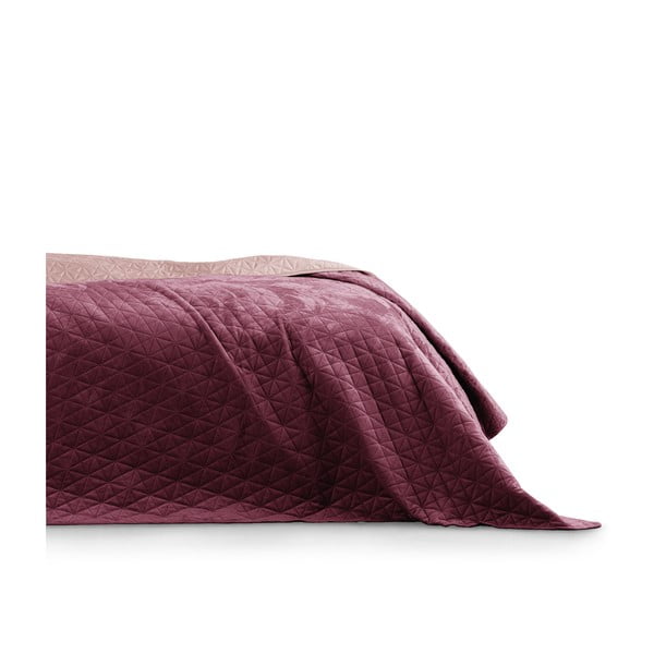 Vijolično in rožnato posteljno pregrinjalo AmeliaHome Laila Mauve, 220 x 240 cm