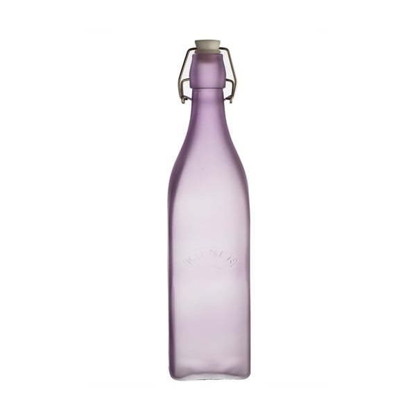 Vijolična steklenica za mleko s Kilnerjevo sponko, 1,0 l