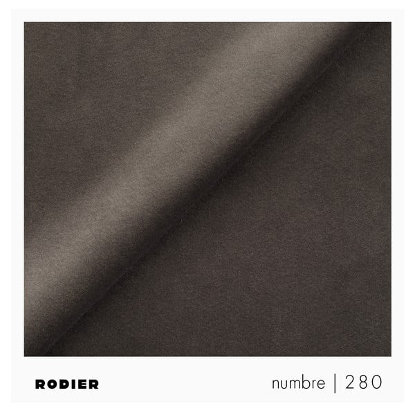 Sivorjava žametna raztegljiva kotna sedežna garnitura s prostorom za shranjevanje (levi kot/v obliki črke L) Rene – Rodier-image-4