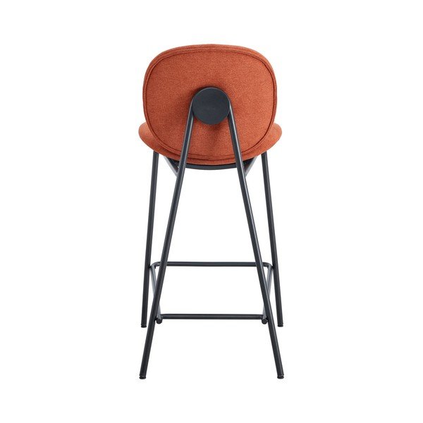 Opečnato oranžni barski stoli v kompletu 2 ks (višina sedeža 65 cm) Cori – Marckeric-image-4