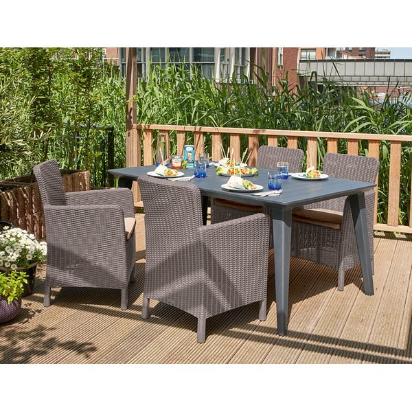 Svetlo rjav plastičen vrtni fotelj Trenton – Keter-image-1