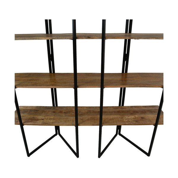 Črna polica iz mangovega lesa 165x200 cm - HSM collection-image-4