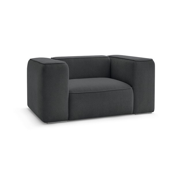 Temno siv fotelj Zephyr – Bobochic Paris