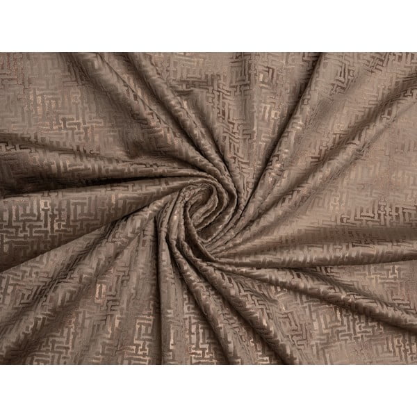 Rjava zavesa 140x260 cm Terra – Mendola Fabrics