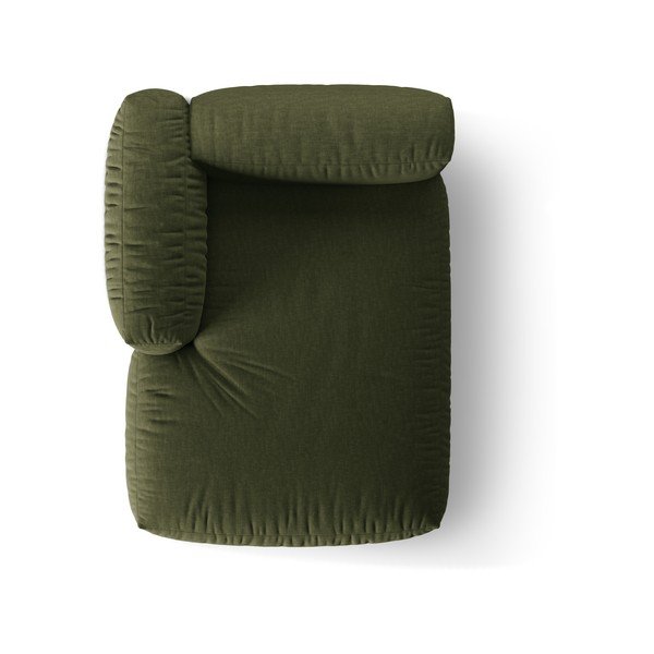 Zelen modul za sedežno garnituro (levi kot) Martina – Micadoni Home-image-3