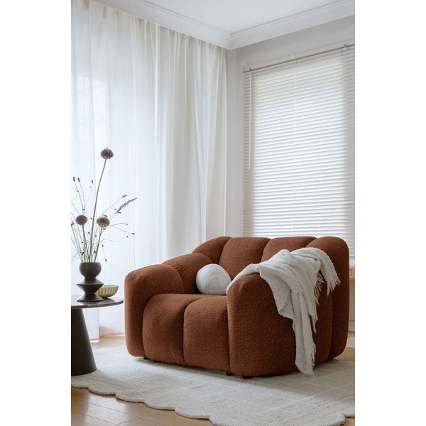 Fotelj v barvi terakote Shell – Miuform-image-3