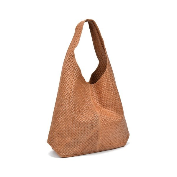 Konjak rjava usnjena torbica Mangotti Torbe Barbara-image-4