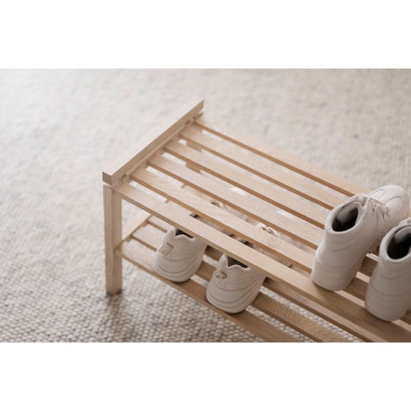 Omarica za čevlje iz masivnega hrasta v naravni barvi Confetti – Rowico-image-4