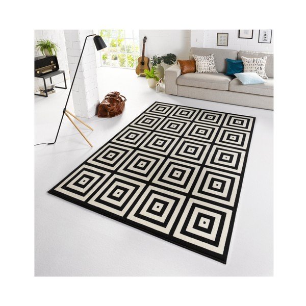 Črno-siva preproga Zala Living Duola, 160 x 230 cm-image-1