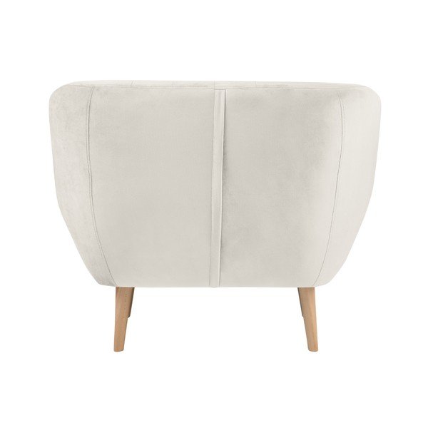 Krem fotelj Mazzini Sofas Benito-image-2