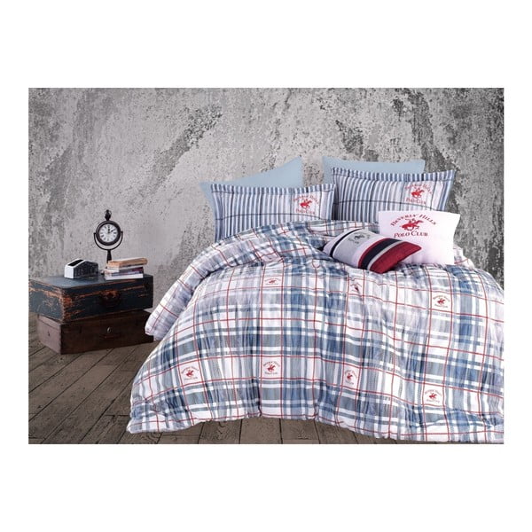 Posteljno perilo za zakonsko posteljo z rjuho BHPC Hannah, 200 x 220 cm