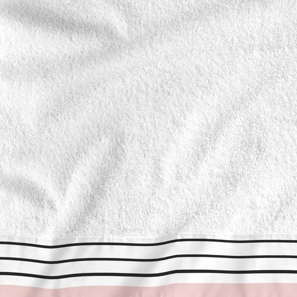 Komplet 2 bombažnih brisač Blanc Blush-image-1