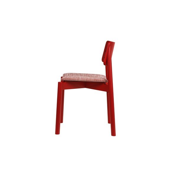 Rdeč jedilni stol z možnostjo nalaganja Wem – noo.ma-image-2