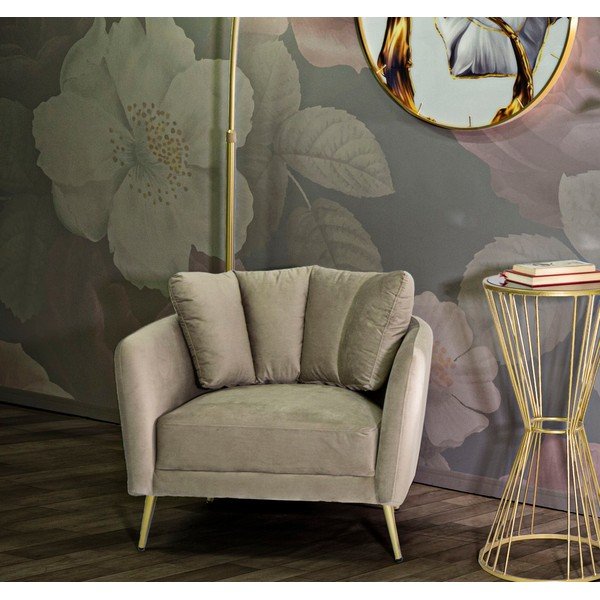 Sivorjav žameten fotelj Kiev – Mauro Ferretti-image-1