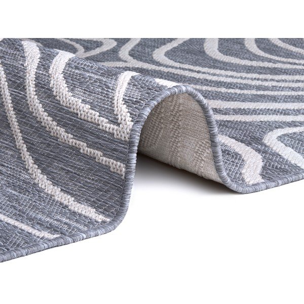 Siva zunanja preproga 77x150 cm – Elle Decoration-image-2