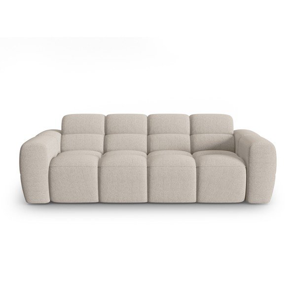 Bež sedežna garnitura 216 cm Lisa – Micadoni Home