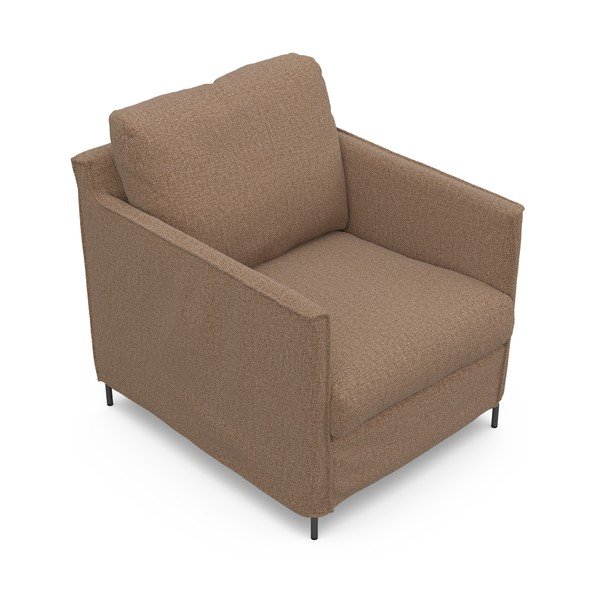 Rjav fotelj Petito – Furninova -image-3