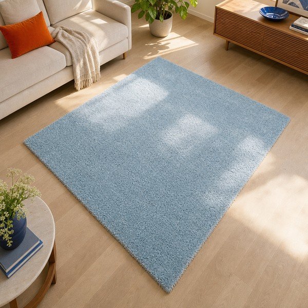 Svetlo modra preproga Universal Aqua Liso, 67 x 125 cm-image-1