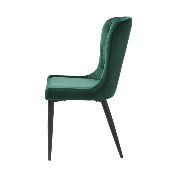 Zelen žameten jedilni stol Granby – Unique Furniture-image-4