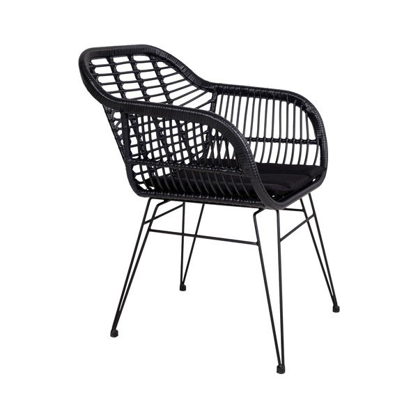 Komplet 2 zunanjih foteljev iz ratana z blazino House Nordic Trieste-image-1