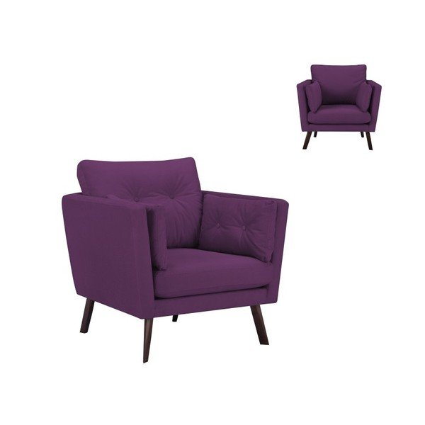 Vijolični fotelj Mazzini Sofas Elena-image-2
