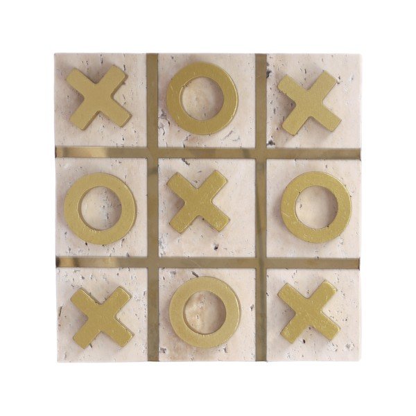 Kamnita majhna dekoracija Tic Tac Toe – PT LIVING