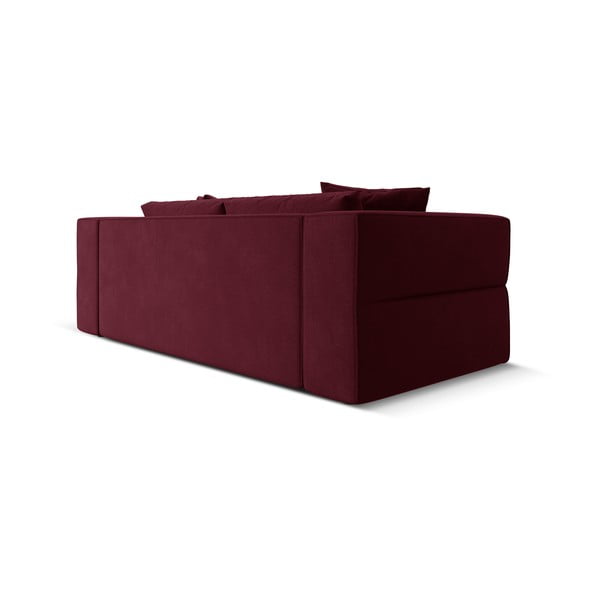 Bordo rdeča sedežna garnitura 214 cm Esther – Milo Casa-image-3