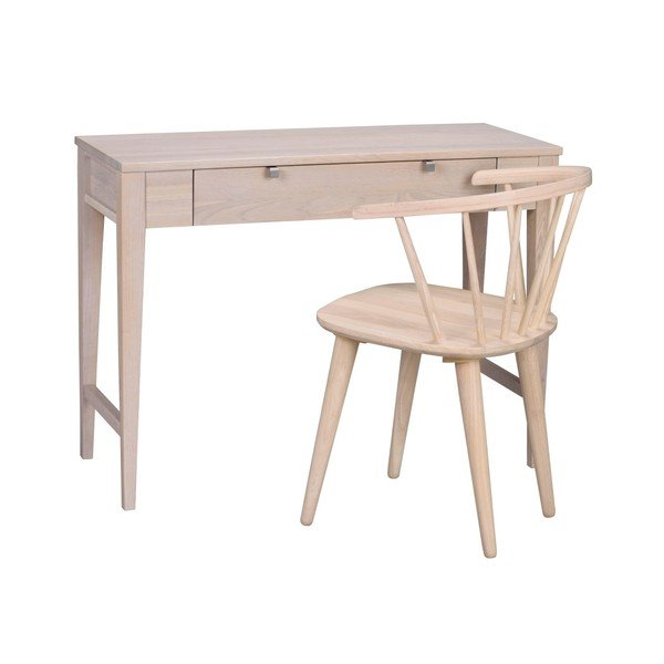 Mat lakirana konzolna miza iz hrastovega lesa Rowico Fulla-image-4