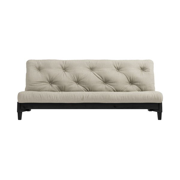 Raztegljiv kavč Karup Design Fresh Black/Linen Beige
