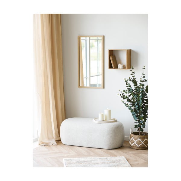 Večnivojska polica iz masivnega hrasta v naravni barvi 30 cm Lattoon – House Nordic-image-2