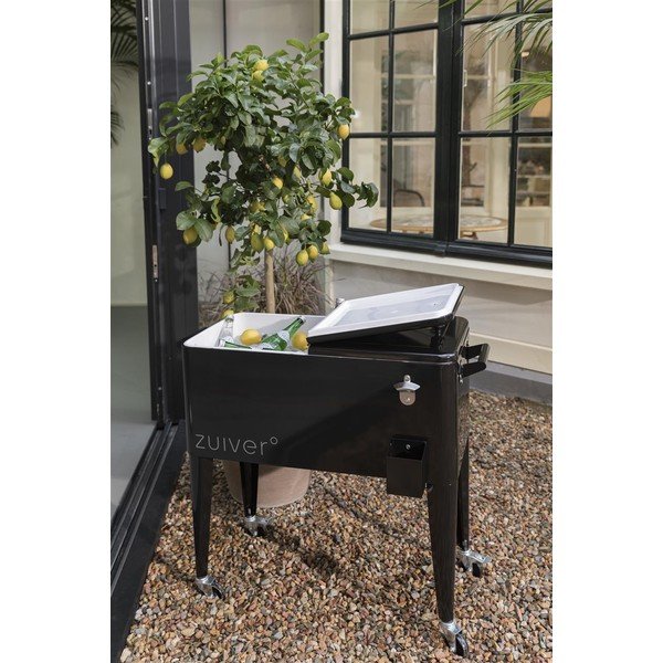 Črna hladilna omara za pijačo Zuiver Cooler Be Cool-image-3