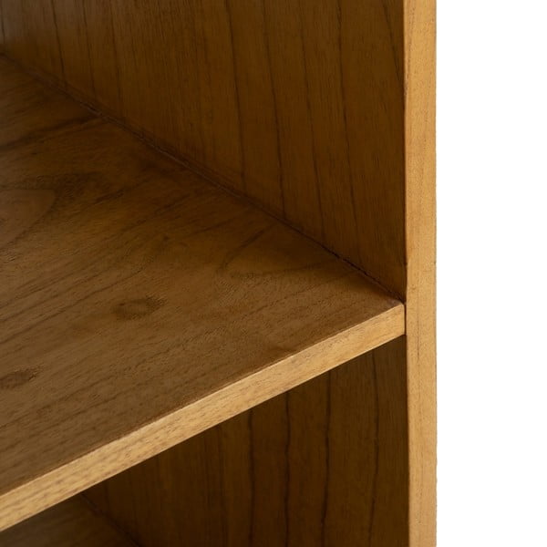 Regal iz masivne indijske lipovke v naravni barvi 90x150x40 cm Lysa – Ixia-image-4