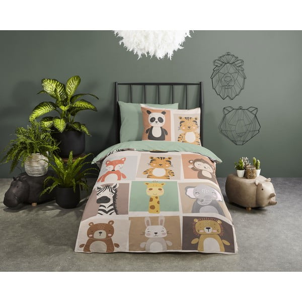 Enojna podaljšana otroška posteljnina iz mikrovlaken 140x220 cm Ranger – Good Morning-image-1