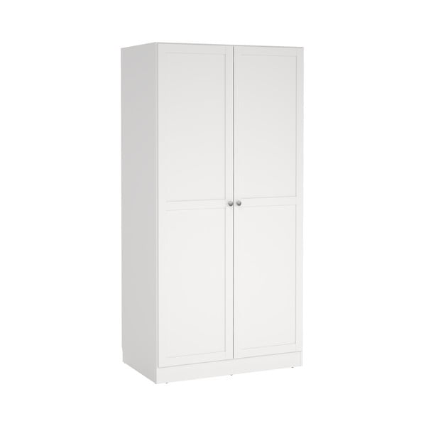 Bela garderobna omara 99x200x62 cm Billund – Tvilum-image-4