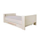 Bež otroška postelja s prostorom za shranjevanje brez letvenega dna 90x200 cm Kids – Roba