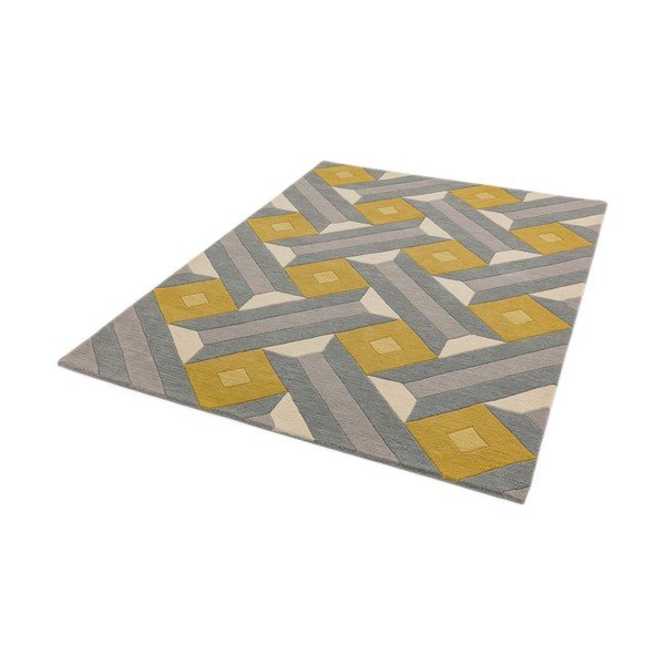 Sivo-rumena preproga Asiatic Carpets Motiv, 120 x 170 cm-image-2
