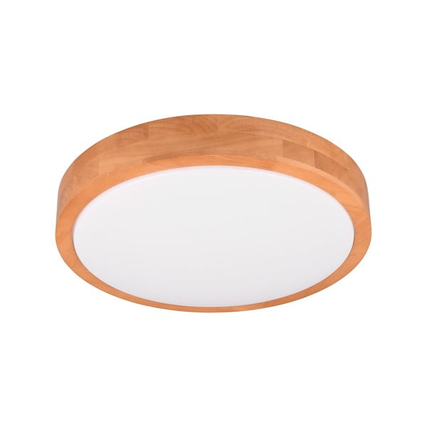 Svetlo rjava LED stropna svetilka ø 40 cm Iseo – Trio-image-3