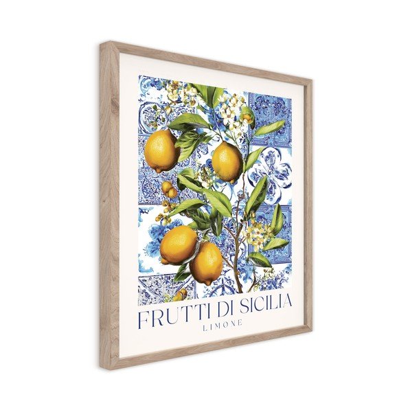 Tiskana slika z okvirjem 40x50 cm Sicilia – Styler-image-4